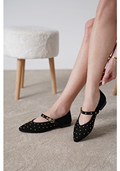 Rubi Kadın Sivri Burun Troklu Günlük Babet indirimleri