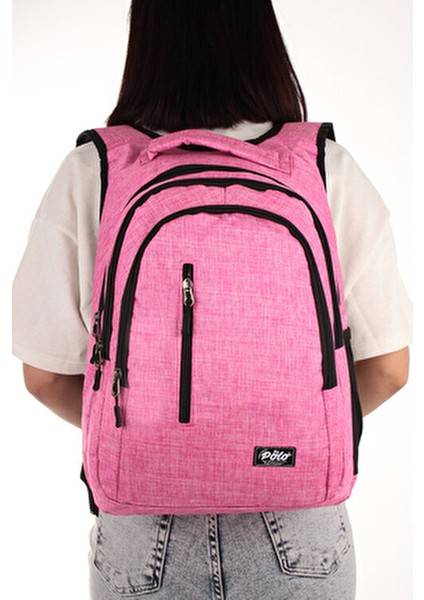My Polo 8870 Yarasa Model Okul Çantası Sırt Çantası Ortopedik Suya Dayanıklı Pembe fiyatları