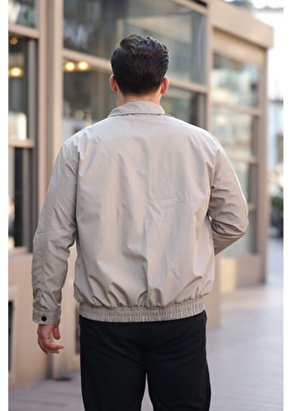 Erkek Su ve Rüzgar Geçirmez Oversize Rahat Kesim Bel Lastikli Astarlı Mevsimlik Mont modelleri