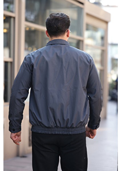 Erkek Su ve Rüzgar Geçirmez Oversize Rahat Kesim Bel Lastikli Astarlı Mevsimlik Mont modelleri