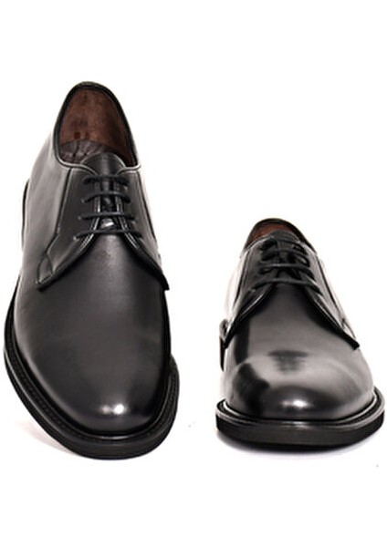 Hakiki Deri Siyah Klasik Erkek Ayakkabı Eva Taban Bağcıklı - Tuna 9437 fiyatları