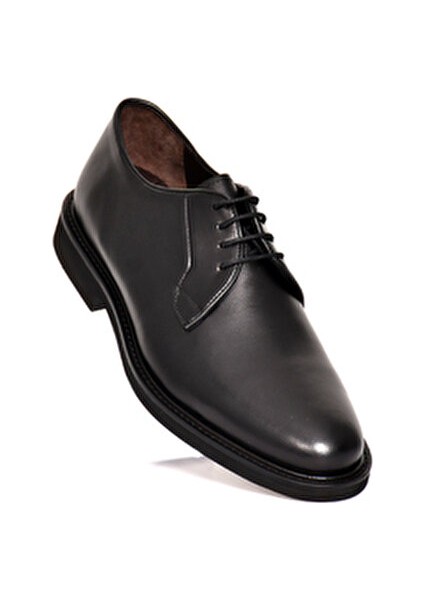 Hakiki Deri Siyah Klasik Erkek Ayakkabı Eva Taban Bağcıklı - Tuna 9437 indirimleri