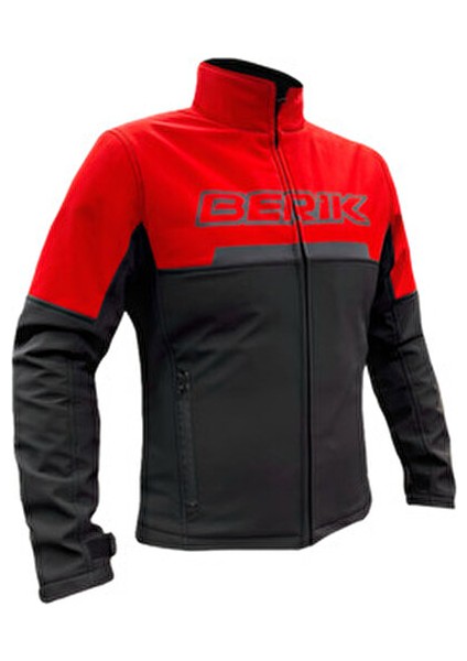 Peace Plus Korumalı Softshell Motosiklet Montu Kırmızı