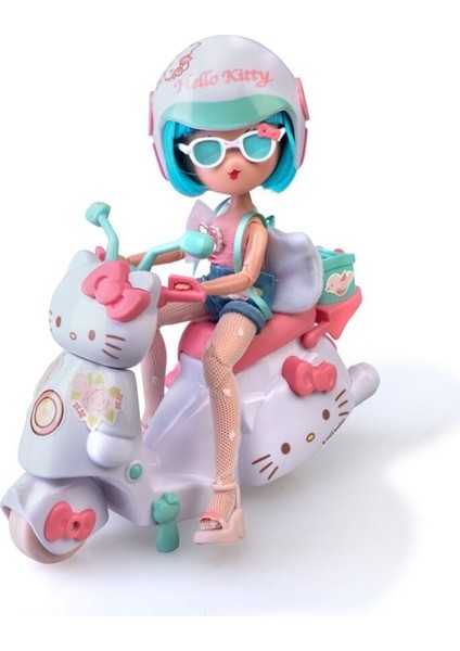 HKTF3000 Hello Kitty Manga Bebek ve Pretty Pink Scooter fırsatları