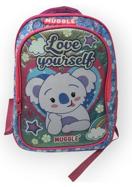 Muggle The Orıgınal Cute Koala Mavi Okul Çantası MU.8744