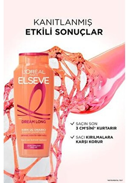 3lü Elseve Dream Long Kırık Uç Onarıcı Bakım Şampuanı 300 ml indirimleri