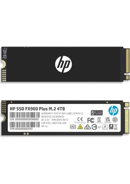 7F619AA FX900 4tb 7400MB/S - 6500MB/S Gen 4x4 Pcie Nvme M.2 2280 Pc-Ps5 SSD modelleri