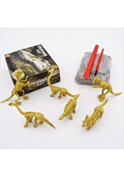 6lı Fosil Dinozor Jurassic Kazı Proje Eğitici Etkinlik Hediye Seti Stem Uyumlu fırsatları