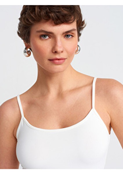 20901 Ince Askılı Poliamid Top-Ekru fırsatları