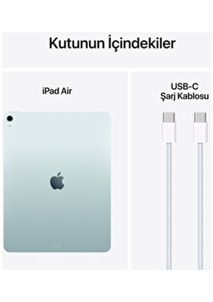 13" iPad Air Wi-Fi 128GB - Mavi