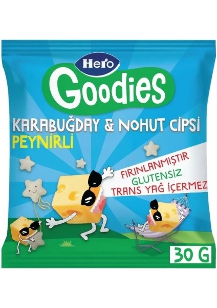Hero Goodies Peynirli Sağlıklı Cips 30 gr