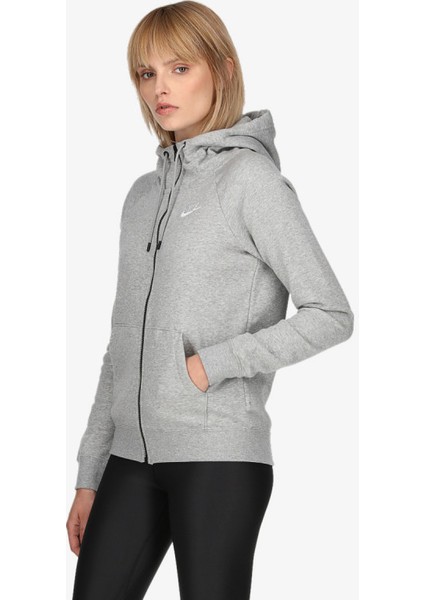 W Nsw Essential Fleece Kadın Gri Sweatshirt BV4122-063 fırsatları