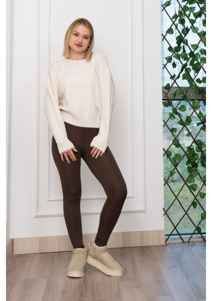 Yuvarlak Yaka Yumoş Triko Kazak 258181 modelleri