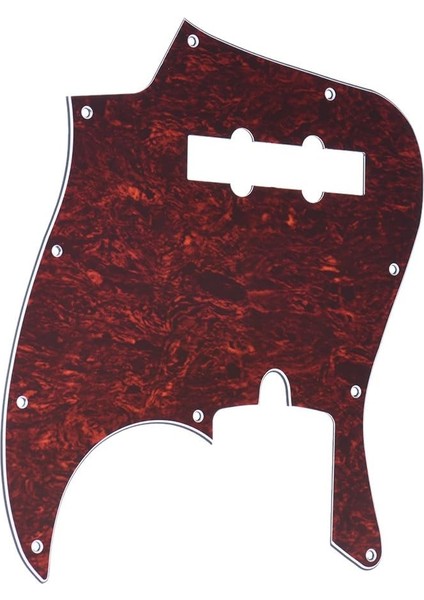 4ply Pvc Jb Stil Bas Pickguard Pick Guard Scratch Plaka 10 K Amerikan/meksika Yapımı Standart Jazz Bas Kaplumbağa Kabuğu Kırmızı Kırmızı Kaplumbağa Kabuğu Kırmızı Kaplumbağa Kabuğu