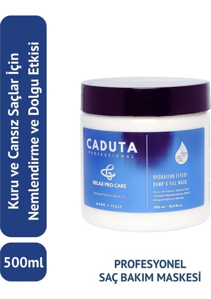 Kuru ve Cansız Saçlar Için Nemlendirici ve Dolgu Etkili Bakım Maskesi