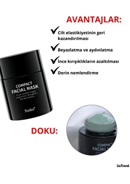 Compact Facial Mask 52 ml Cilt bariyerini destekleyen yenileyici gece maskesi fiyatları