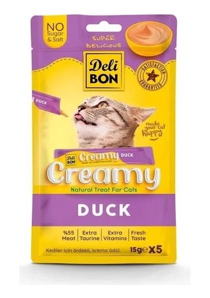 Creamy Ödül Maması Ördekli 15GR 5li Paket