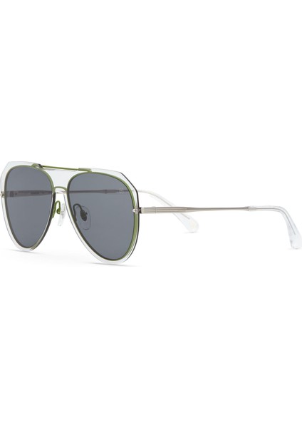Hm 1715 C4 Gümüş Metal Unisex Güneş Gözlüğü