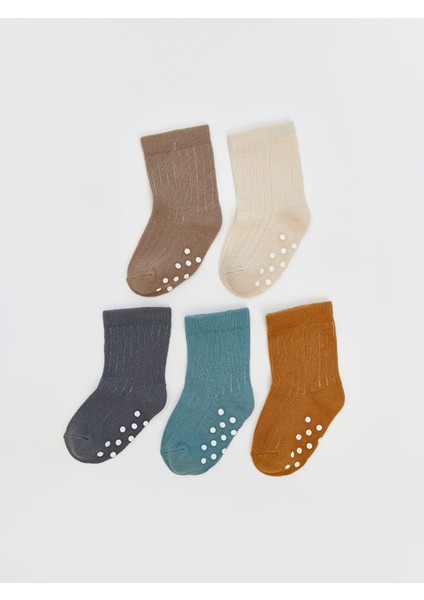 Yeni Sezon Erkek Bebek Soket Çorap 5'li
