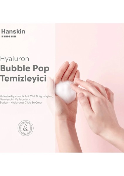 Hyaluron Bubble Pop Cleanser Hyaluronik Asit Bazlı Yüz Temizleme Köpüğü 150 ml modelleri