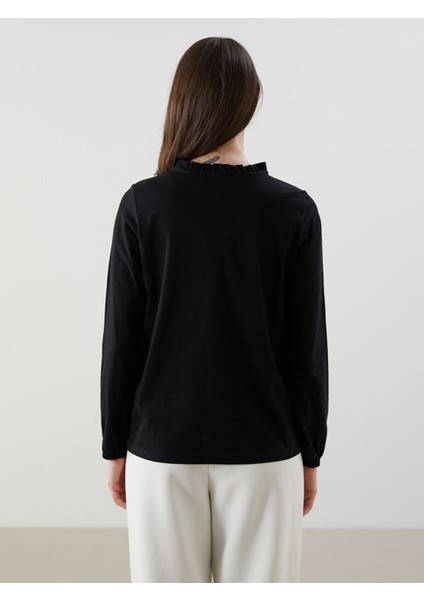 Yeni Sezon Dik Yaka Kadın Tişört fırsatları