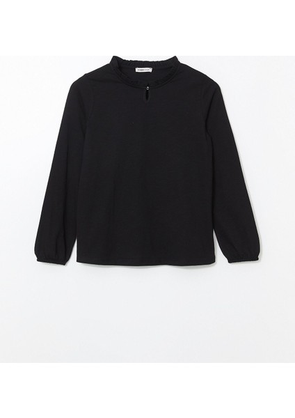 Yeni Sezon Dik Yaka Kadın Tişört indirimleri