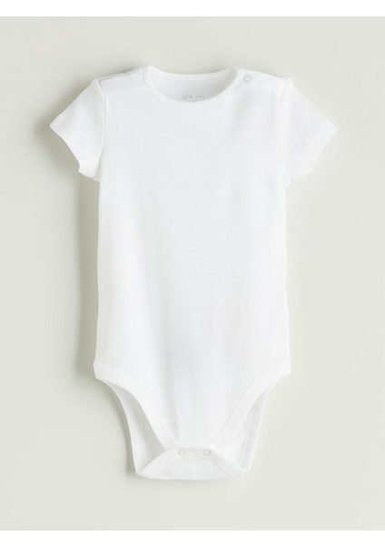 Yeni Sezon Bisiklet Yaka Kız Bebek Çıtçıtlı Body 3'lü fiyatları