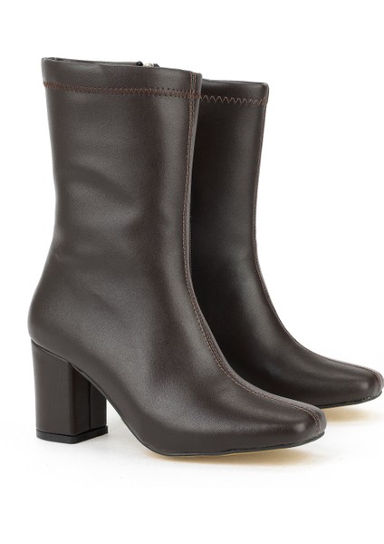 , Kadın Topuklu Bot 1531044Z4007 Kahve fiyatları