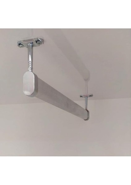 25 cm Dolap Içi Oval Elbise Askı Borusu 2 Adet Tavan Askı Aparatı Vidaları modelleri