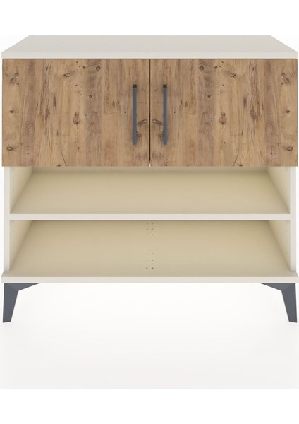 Arges Şifonyer 3 Raflı 2 Kapaklı 88X30X80 Aytaşı-Çam