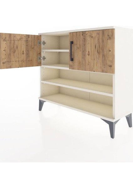 Arges Şifonyer 3 Raflı 2 Kapaklı 88X30X80 Aytaşı-Çam fırsatları