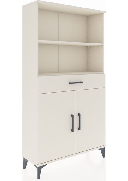 Arges Dolap 3 Raflı Tek Çekmeceli 2 Kapaklı 88X30X163 Aytaşı-Aytaşı fiyatları