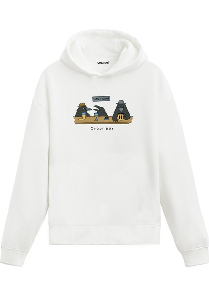 Crow Bar Karga Tasarım Hoodie