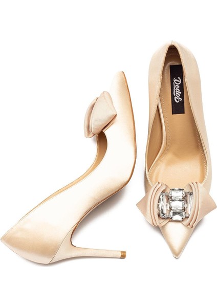 Özel Kesme Taş Tokalı Yüksek Topuklu Kadın Abiye Ayakkabı 115 fırsatları