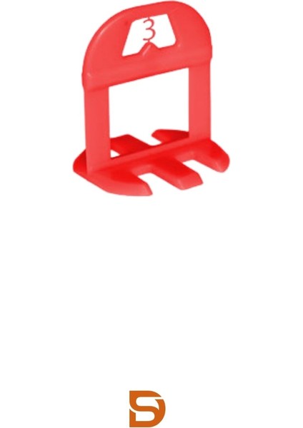 Seramik Seviye Tespit Derz Artısı 3 mm (100 Adet)