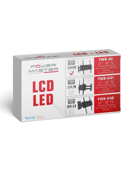 Pm-40 Kilitli 22''-55'' Lcd-Led-Plazma Tv Duvar Askı Aparatı modelleri