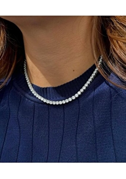 Su Yolu Kolye 925 Ayar