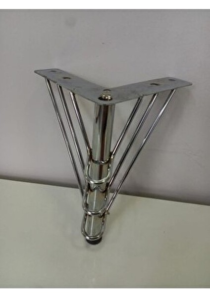 Tripex Krom 15CM, Koltuk Ayağı, Kanepe Ayağı, Mobilya Ayağı, Berjer Ayağı, Çok Amaçlı Ayak