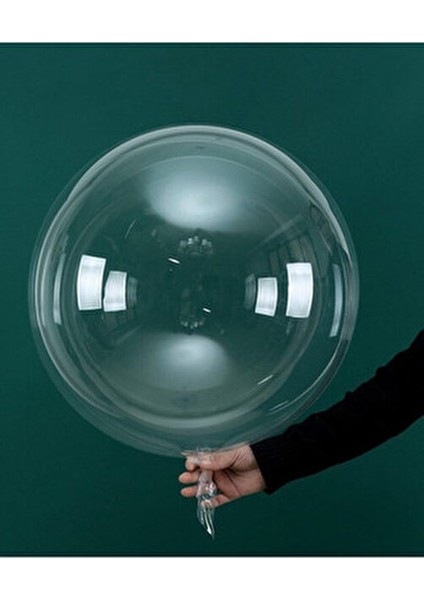 Şeffaf Balon Bobo 4 Adet 24 Inch - Parti ve Doğum Günü Süslemeleri Için Işıklı Balon, Büyük Boy fiyatları