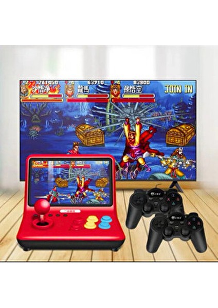 9 Inch 20.000 Adet Oyun Retro Oyun Konsolu Çift Kişilik Tv'ye Görüntü Bağlama El Atarisi Gamepad indirimleri
