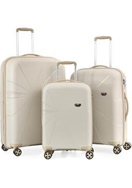5264 Polipropilen 3 Lü Valiz Seti