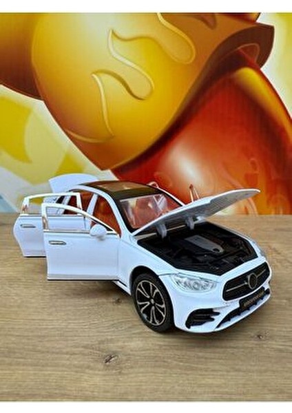 Mercedes C200 Metal Araba 22 cm Sesli Işıklı Oyuncak Demir Model Araç Diecast Çek Bırak Mercedes fiyatları