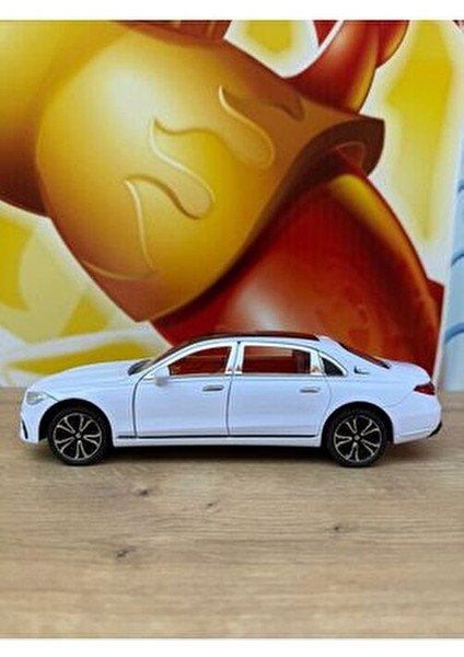 Mercedes C200 Metal Araba 22 cm Sesli Işıklı Oyuncak Demir Model Araç Diecast Çek Bırak Mercedes modelleri