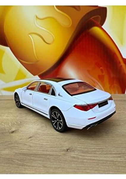 Mercedes C200 Metal Araba 22 cm Sesli Işıklı Oyuncak Demir Model Araç Diecast Çek Bırak Mercedes fırsatları