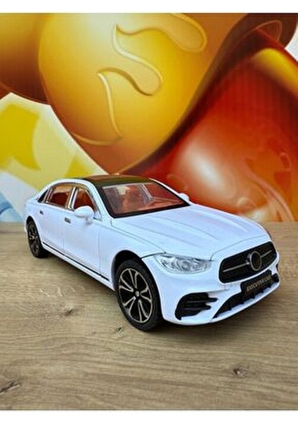 Mercedes C200 Metal Araba 22 cm Sesli Işıklı Oyuncak Demir Model Araç Diecast Çek Bırak Mercedes indirimleri