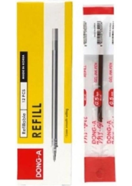 My-Jel Refil 0.5mm Kırmızı 12’li Paket