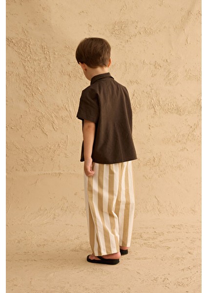 Asimetrik Yakalı Gömlek Acı Kahve fiyatları