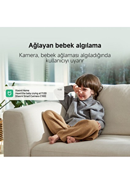 Akıllı Kamera C100 (Xiaomi Türkiye Garantil) fırsatları
