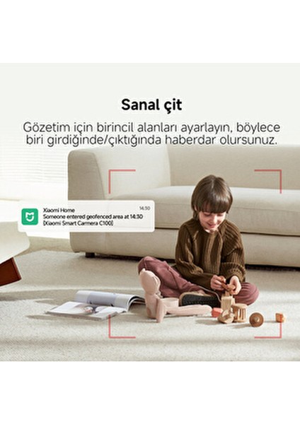 Akıllı Kamera C100 (Xiaomi Türkiye Garantil)