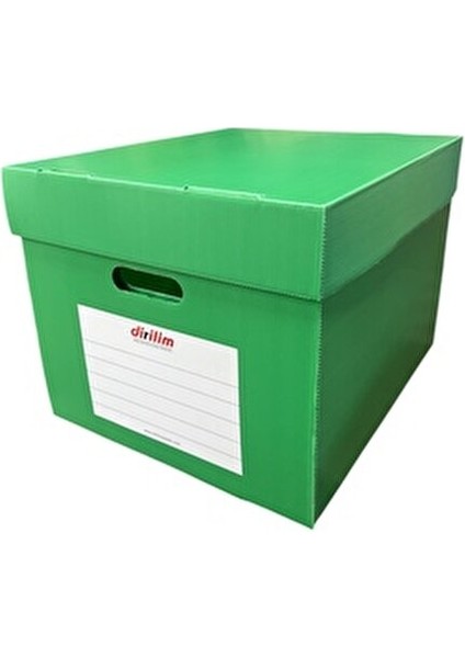 Arşiv Kutusu 42*35*30CM 5 Adet Klasör Kapasiteli Klasör Kolisi Plastik Oluklu